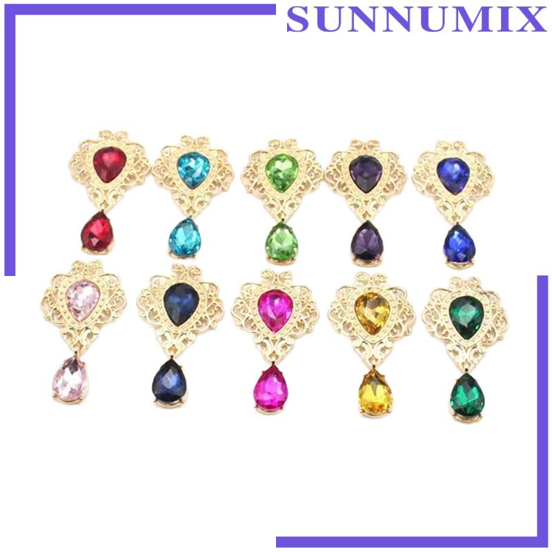 Bộ 10 Phụ Kiện Đá Trang Trí Tóc Cho Cô Dâu