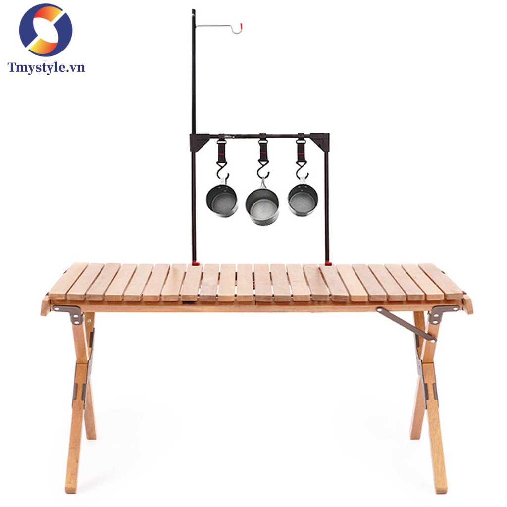 Giá Đỡ Đèn Lồng Bằng Hợp Kim Nhôm Màu Đen Tiện Dụng