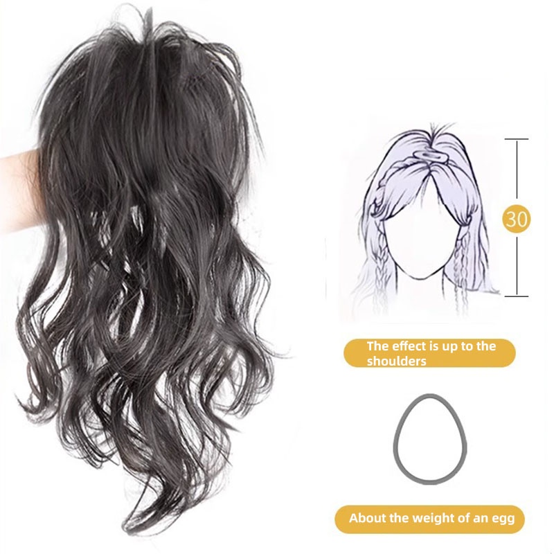Tóc Giả Dài 30CM Mềm Mại Xoăn Tự Nhiên Phong Cách Công Chúa Cho Nữ