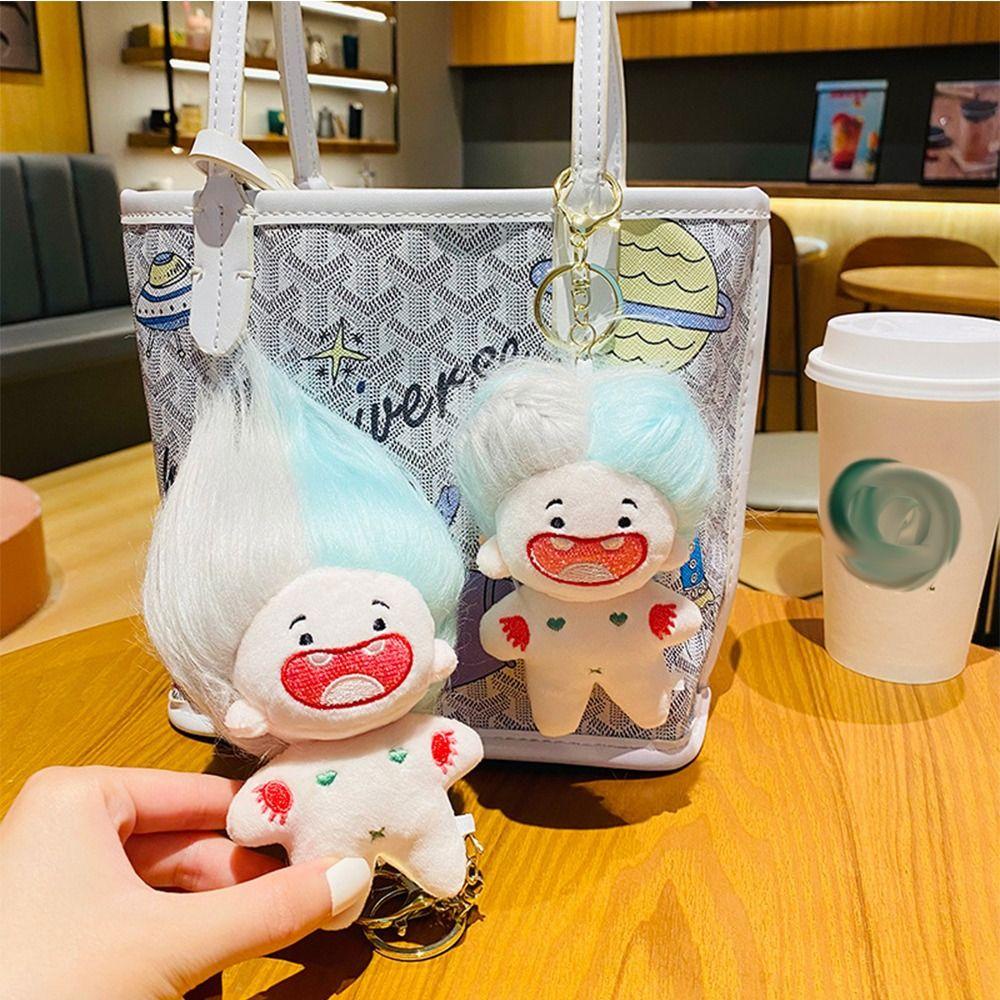 LANFY Móc Khóa Búp Bê Nhồi Bông PP cotton Mềm Mại Dễ Thương Dùng Làm Quà Tặng Sinh Nhật