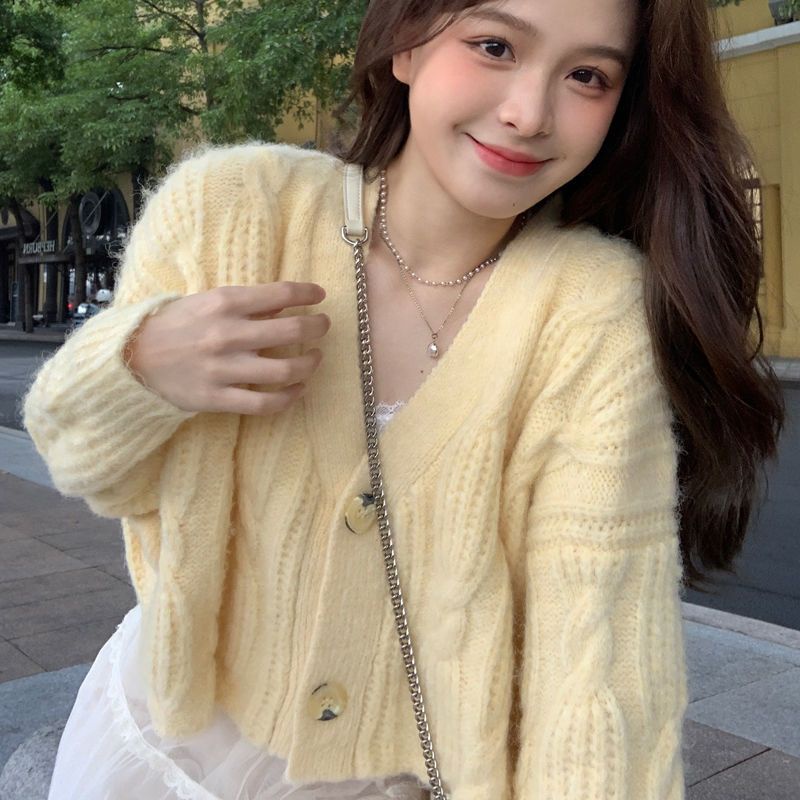 Áo Khoác Cardigan Dệt Kim Thời Trang Xuân Thu 2023 Cho Nữ