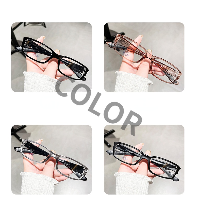 (KIQI-FASHION) COD Mắt Kính Chống Ánh Sáng Xanh Siêu Nhẹ Chống Bức Xạ Thay Thế Dành Cho Nam Nữ