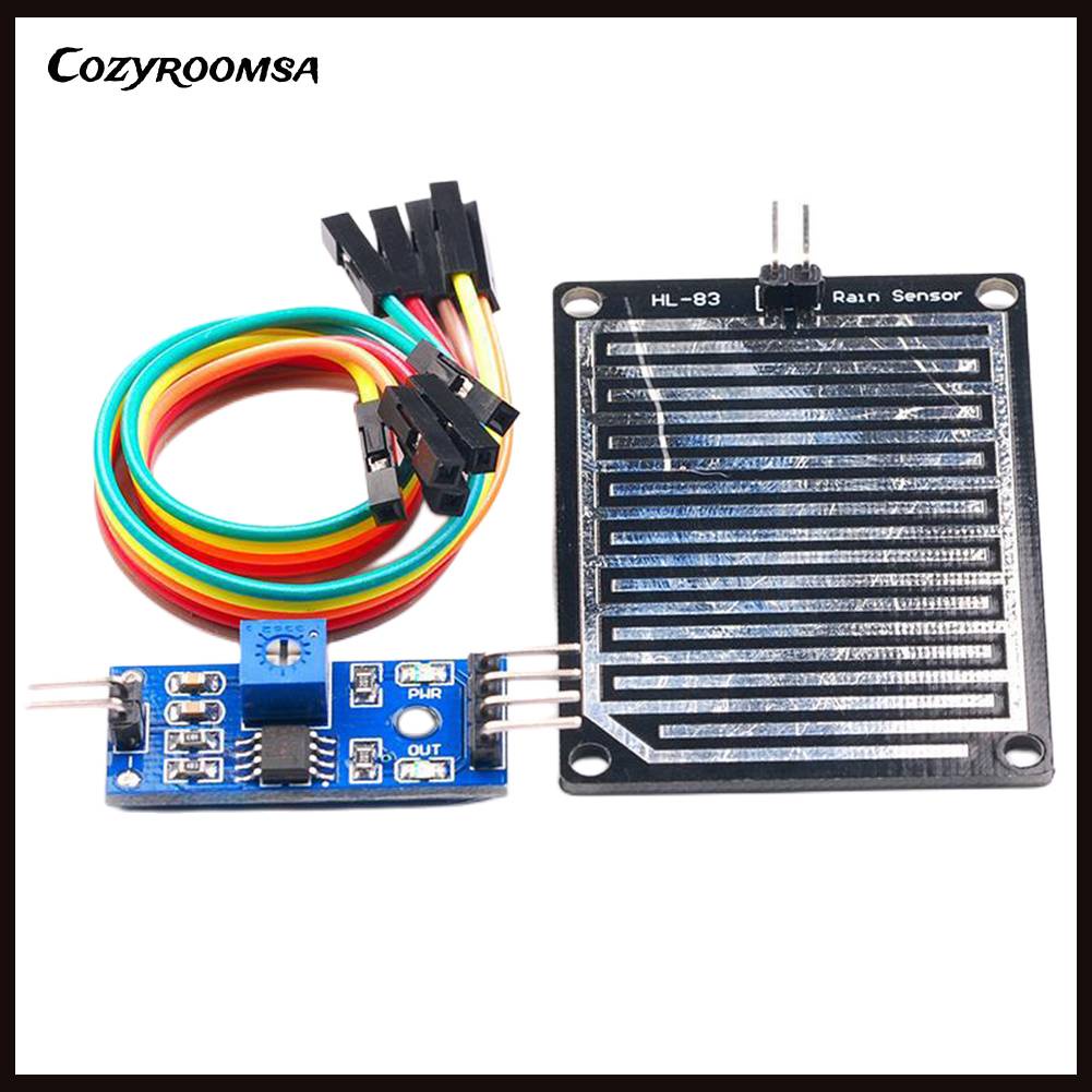 Mô-đun Cảm Biến Độ Ẩm 5V Có Đèn LED Báo Hiệu Mưa