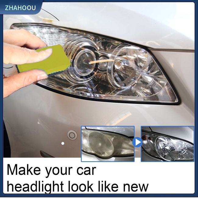 Dung Dịch Đánh Bóng Đèn Pha Xe Hơi 20ml Kèm Mút Xốp Bảo Trì