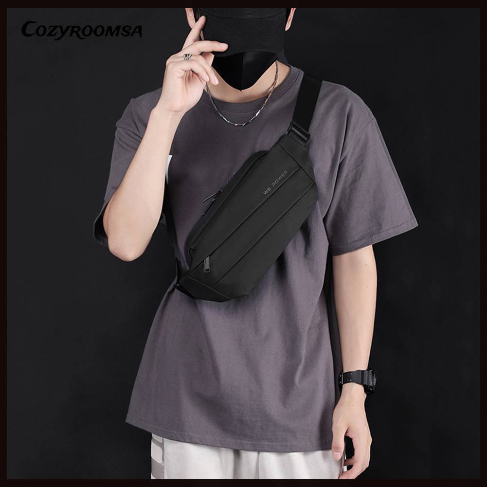 Túi Đeo Chéo Thể Thao Bằng Nylon Có Thể Điều Chỉnh Dành Cho Nam