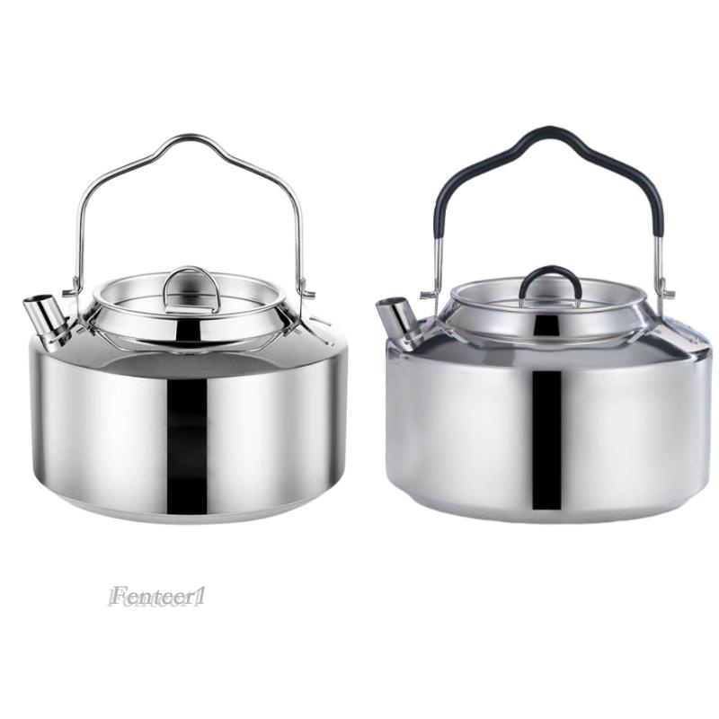 Ấm Đun Nước Bằng Thép Không Gỉ Tiện Dụng Khi Đi Cắm Trại