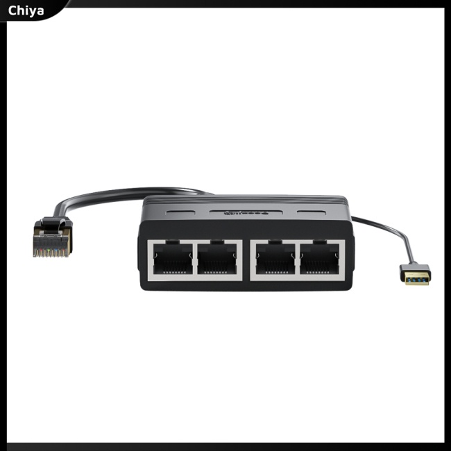 Adapter Chia Mạng Lan Rj45 Tốc Độ Cao Từ 1 Sang 3 / 1 Sang 4 100mbps