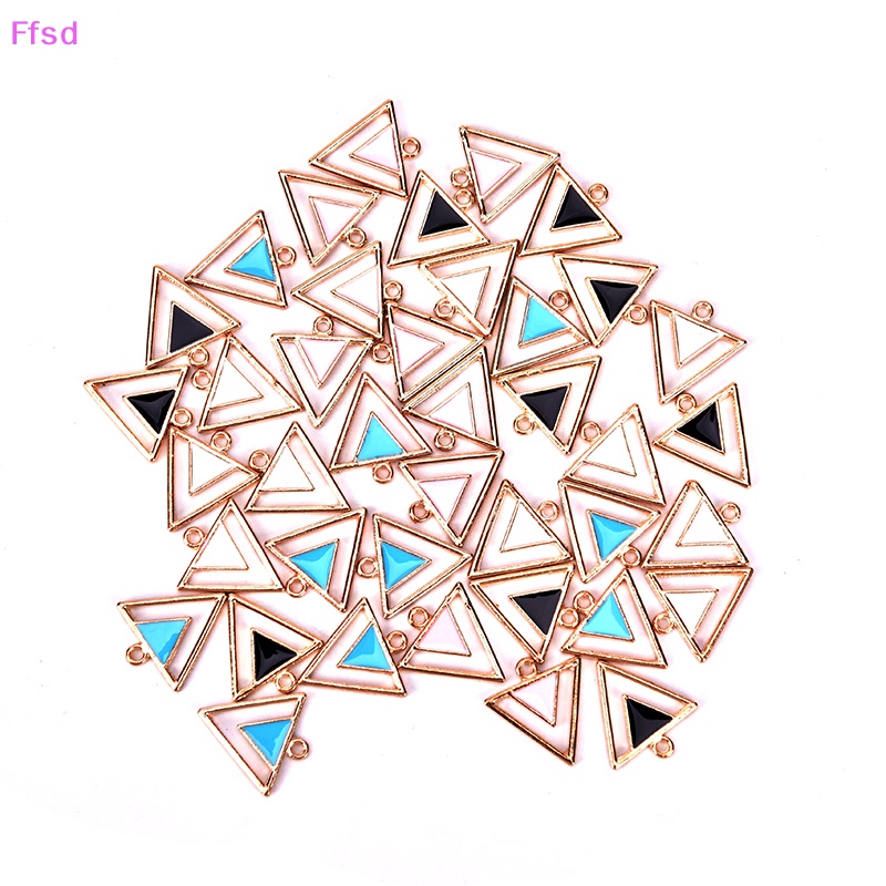 {Ffsd} Set 10 Mặt Dây Chuyền Tráng Men Hình Chữ Ch Làm Trang Sức Thủ Công DIY Bán Chạy