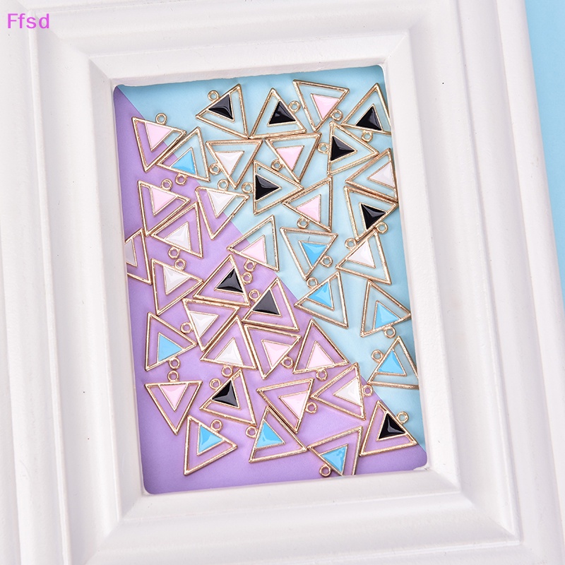 {Ffsd} Set 10 Mặt Dây Chuyền Tráng Men Hình Chữ Ch Làm Trang Sức Thủ Công DIY Bán Chạy