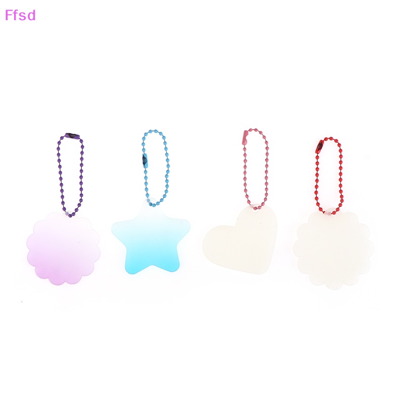 Bộ 5 / 10 / 15 Móc Khóa Trong Suốt Lấp Lánh Diy