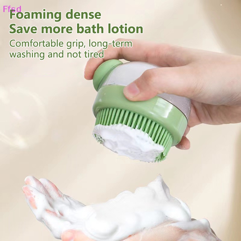 {Ffsd} Bàn Chải Tắm Massage Toàn Thân Tự Động Bằng Silicone Sáng Tạo Đa Năng