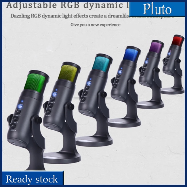 Mới Micro Rgb Giảm Tiếng Ồn Cổng Usb Chuyên Nghiệp Dùng Để Chơi Game Phát Sóng Trực Tiế