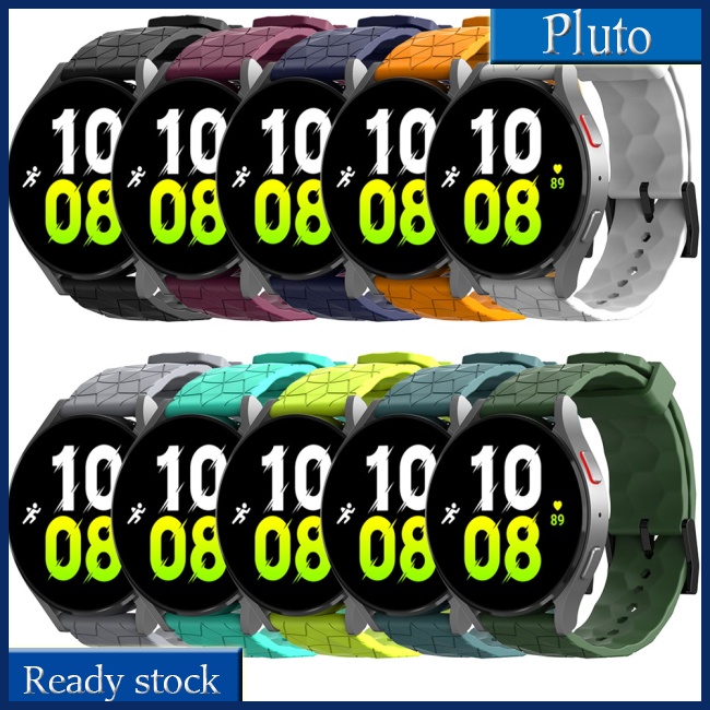 Mới Dây Đeo Silicon Nhiều Màu Họa Tiết Bóng Đá Cho Đồng Hồ Thông Minh Samsung Watch4 Huawei Watch Gt2