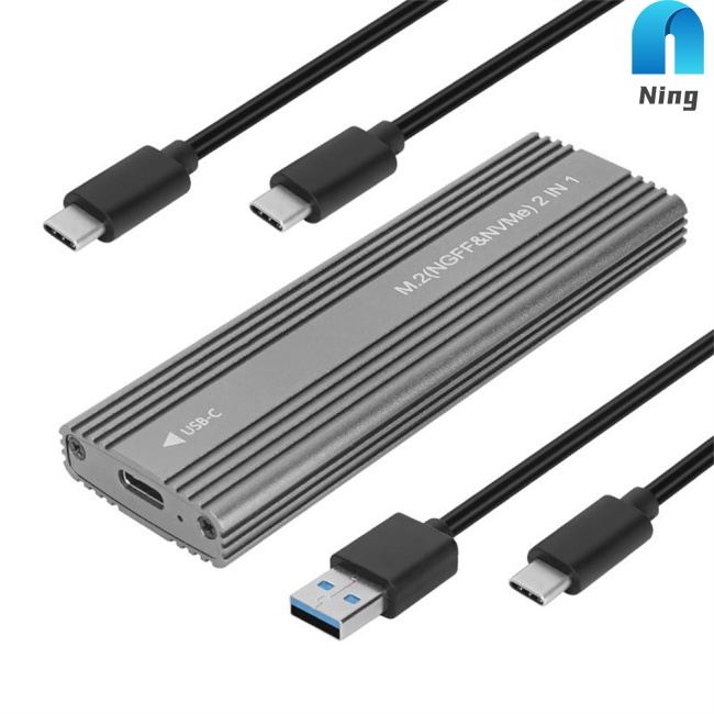 Vỏ Ổ Cứng Ngoài M.2 NVME / SATA NGFF SATA Protocol Usb3.0 Ốp
