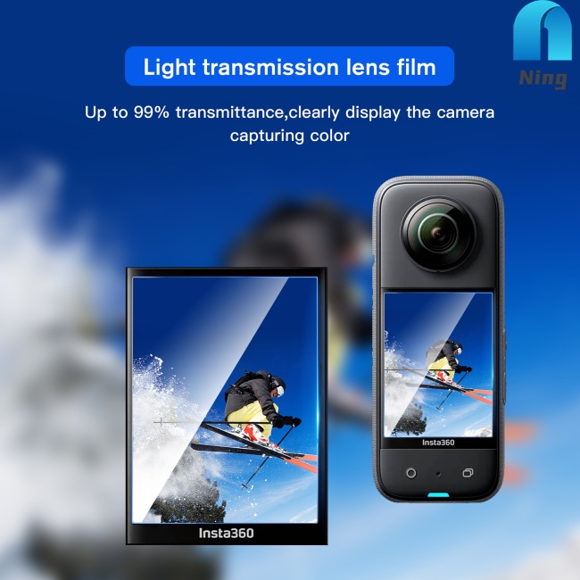 Kính Cường Lực Bảo Vệ Màn Hình HD Chống Cháy Nổ Cho Insta360 X3