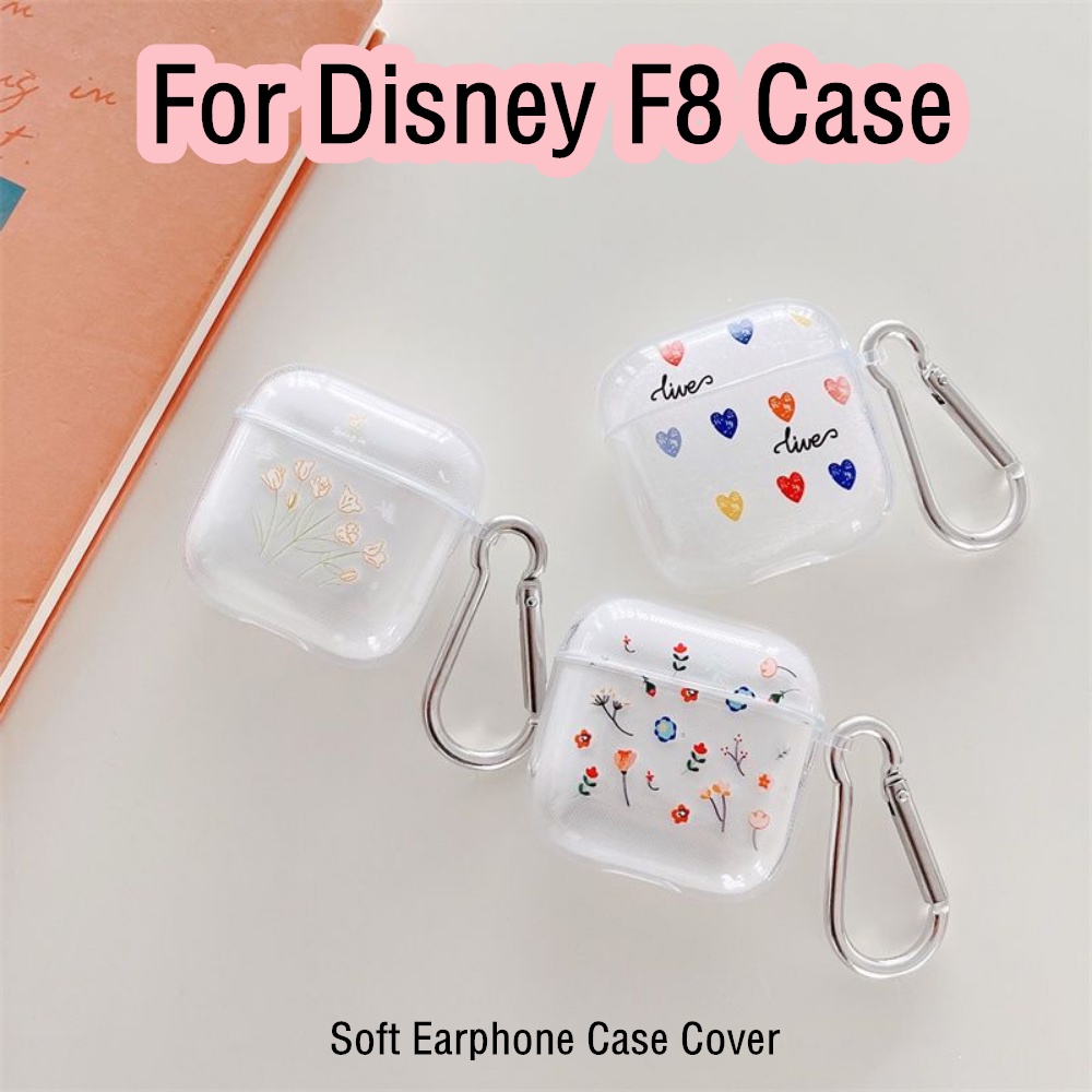 Vỏ Bọc Hộp Sạc Tai Nghe Hoạt Hình Disney Cho F8 F8