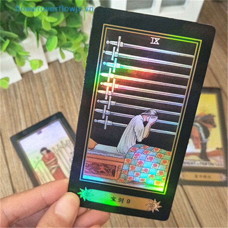 1 Bộ Bài Tarot Nhiều Màu Sắc Phong Cách Vintage