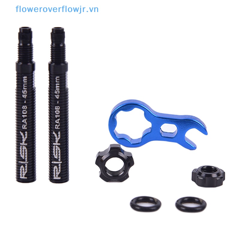 2 Ống Nối Dài Van Presta Có Lõi Cờ Lê Cho Xe Đạp