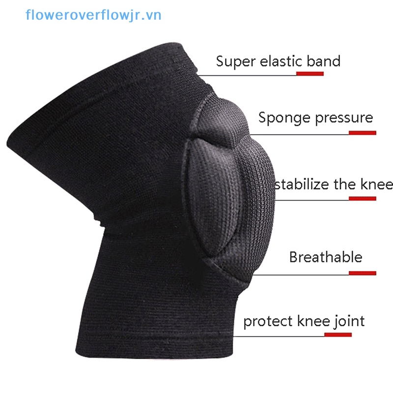 Set 2 Đệm Bảo Vệ Đầu Gối Đàn Hồi Dày Dặn Hỗ Trợ Luyện Tập Thể Thao Dành Cho Nam