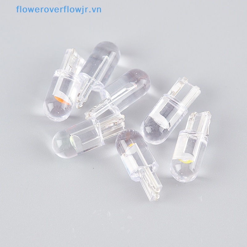 10 Bóng Đèn Led W5W T10 Cob Cho Xe Hơi