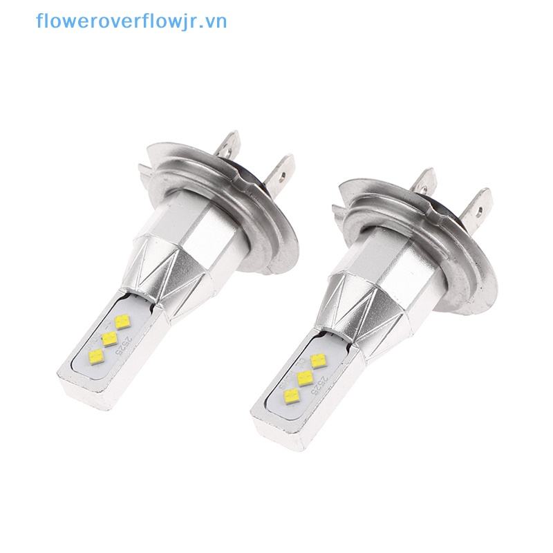 1 Đèn Pha LED H7 24V 12V 80W Ánh Sáng Trắng Dành Cho Ô Tô