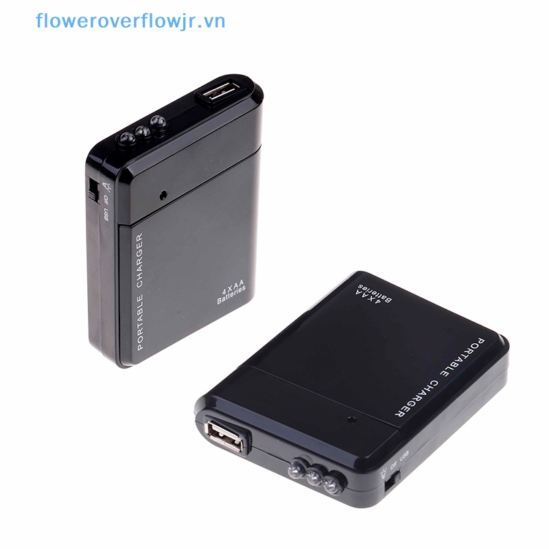 1 Cục Sạc Khẩn Cấp Usb 4 Aa Di Động Thông Dụng Cho Điện Thoại