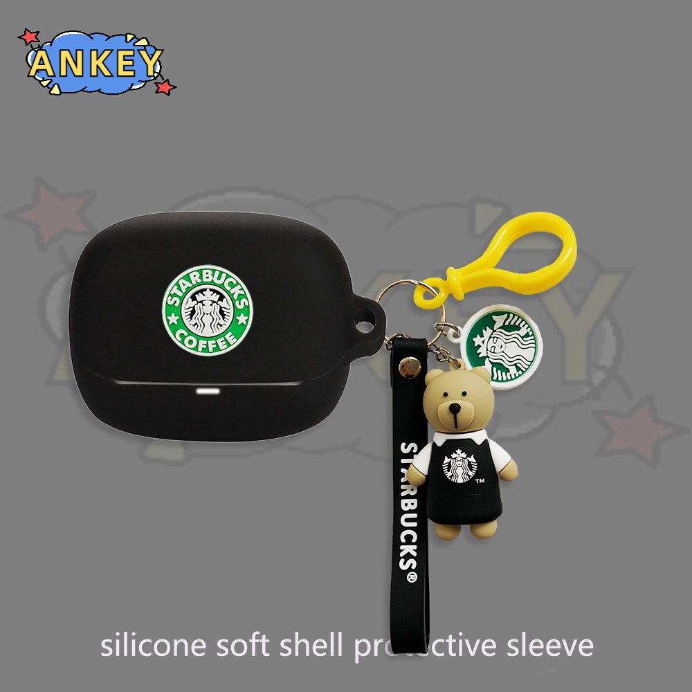 For Baseus Bowie M2s M2 M2+ E9 W3 W11 Case Black Dog Earphone Silicone Case Earbuds Soft Protective Headphone Cover Headset Skin