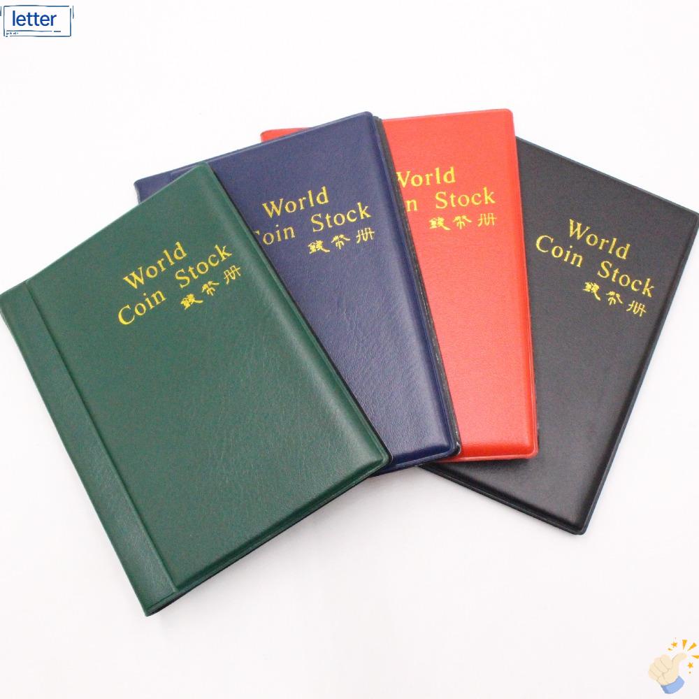 LET Album Đựng Tiền Xu 120 Ngăn Mini Bằng Nhựa Gọn Nhẹ Cho Bộ Sưu Tập Penny