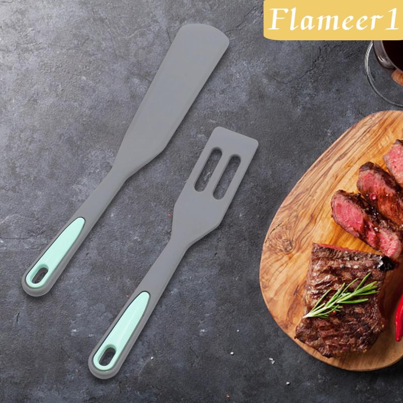 Bộ 2 Xẻng Nấu Ăn Bằng Silicone Chịu Nhiệt Chống Dính
