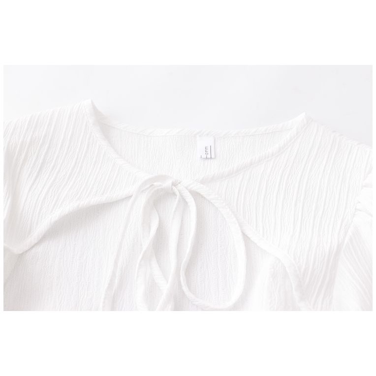 Áo Khoác Chống Nắng Mỏng Tay Dài Phối Dây Rút Hai Màu Sắc Xinh Xắn Dành Cho Nữ