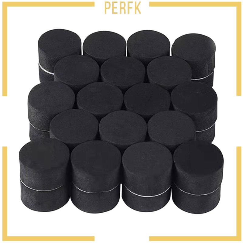 Bộ 40 Miếng Dán Chân Chậu Hoa / Đồ Nội Thất Một Mặt EVA Màu Đen Tàng Hình