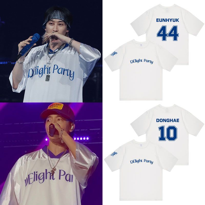 Áo Thun cotton Tay Ngắn Cổ Tròn In Hình super junior d & e Sunshine lee donghae eunhyuk Cho Cặp Đôi