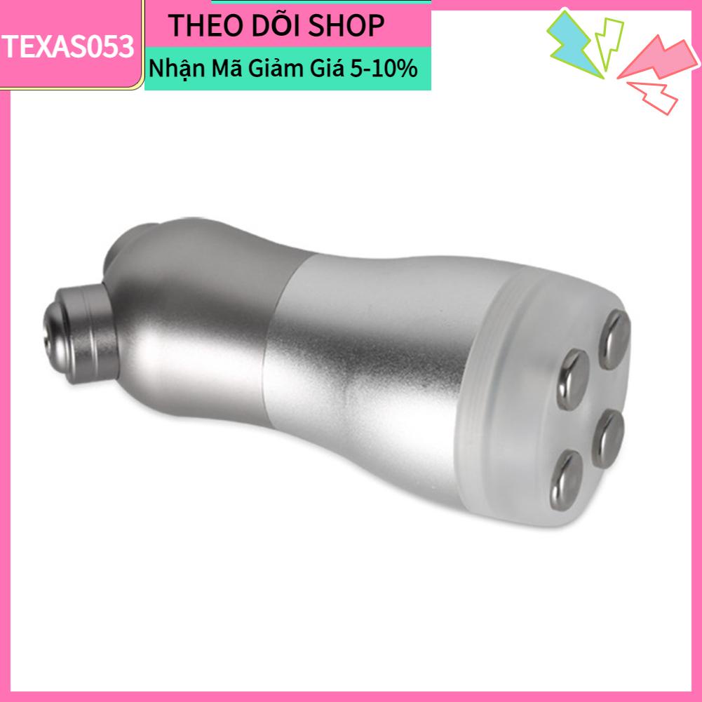 Texas053 Máy Massage Mặt Tần Số Vô Tuyến Bạc Thúc Đẩy Tuần Hoàn Máu Thiết Bị Cầm Tay Phích Cắm US 100‑240V