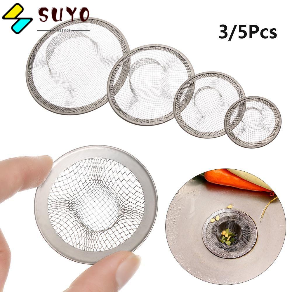 SUYO Set 3 / 5 Lưới Lọc Rác Bồn Rửa Chén Chống Tắc Nghẽn Tiện Dụng