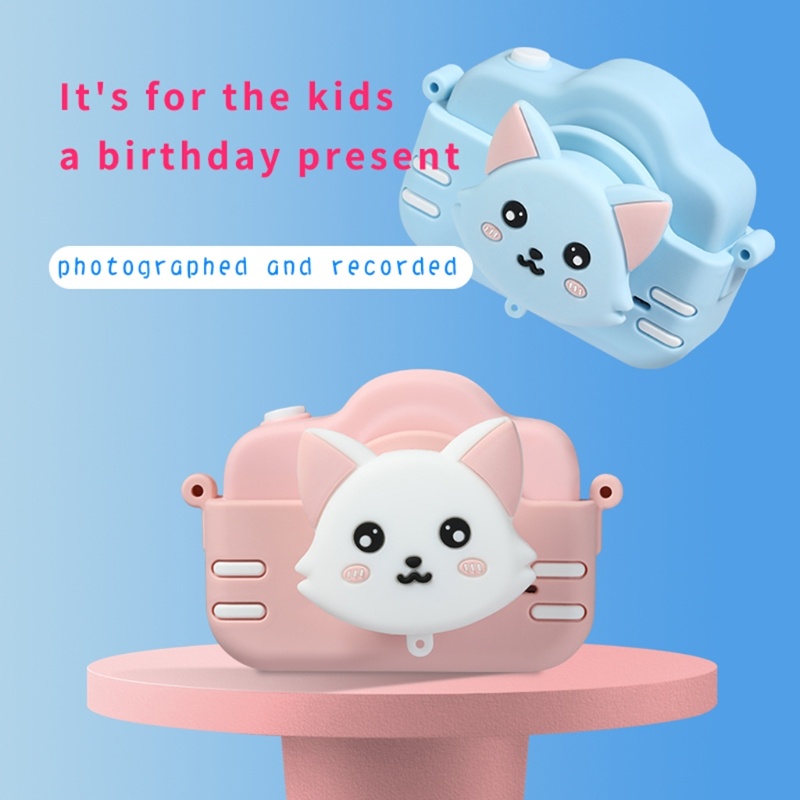 Máy Ảnh Kỹ Thuật Số 2000W Pixels Hoạt Hình Hỗ Trợ Lên Đến 32GB Cho Bé Trai Và Bé Gái