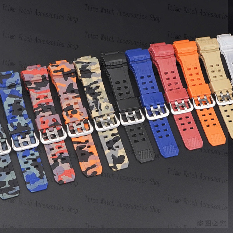 Dây Đeo Silicon Họa Tiết Rằn Ri Phong Cách Thể Thao Chống Thấm Nước Cho Đồng Hồ Casio G-shock Rangeman Gw-9400 9300