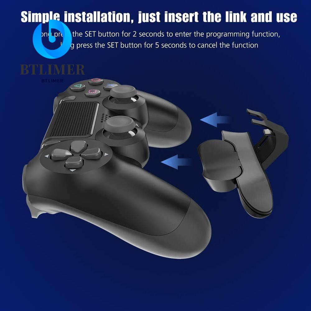 BTLIMER Nút Bấm Điều Khiển Mở Rộng TURBO Burst Cho PS4
