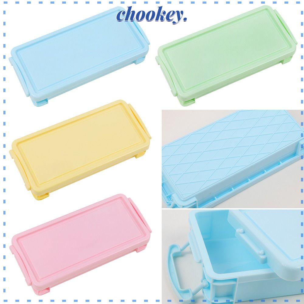 CHOOKEY Hộp Đựng Bút Để Bàn Đa Năng Màu Sắc Ngọt Ngào