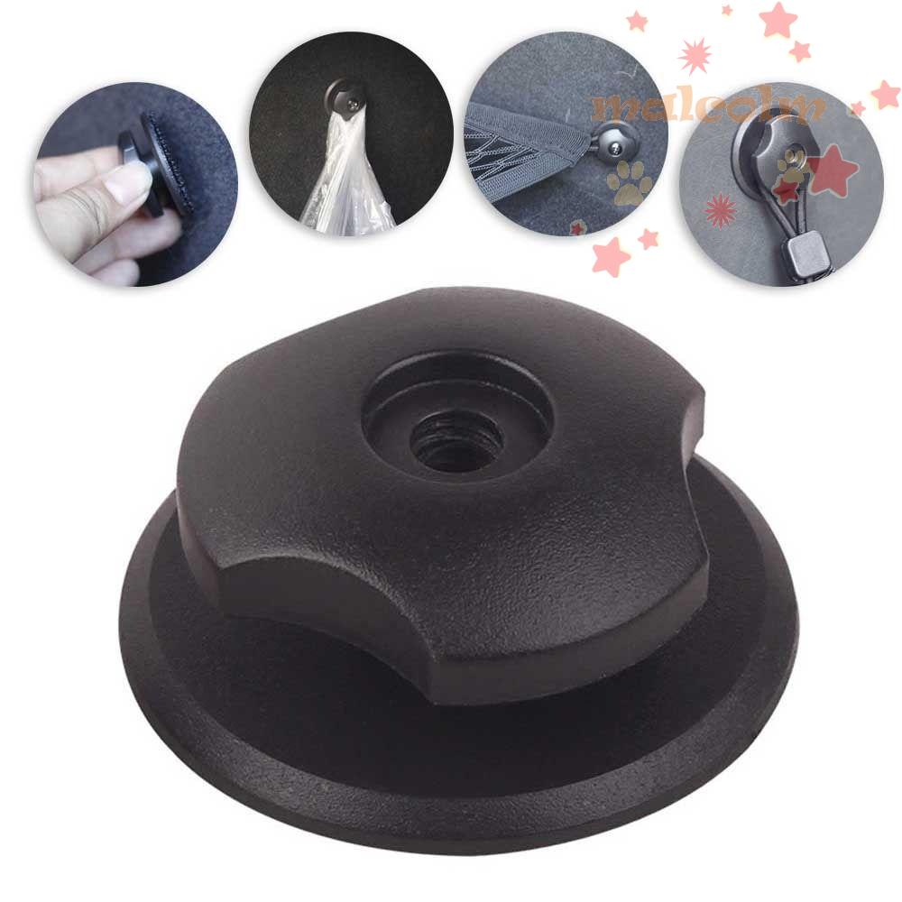 MALCOLM Set 4 Móc Lưới Treo Đồ Bằng PP Màu Đen Thông Dụng Cho Xe Hơi