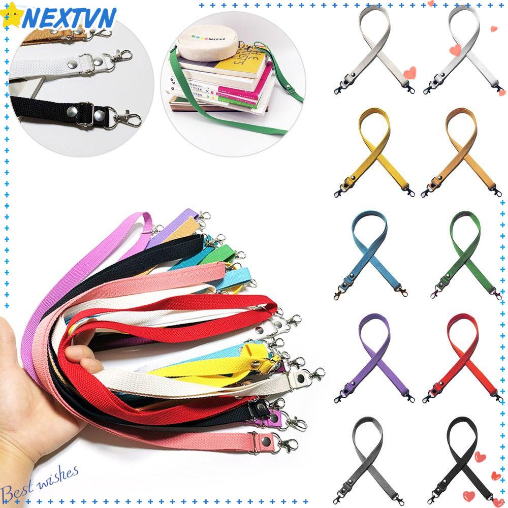 NEXTVN Dây Đeo Túi Xách Bằng Vải Canvas 130cm Điều Chỉnh Được Gắn Đinh Tán Thời Trang Cho Nữ