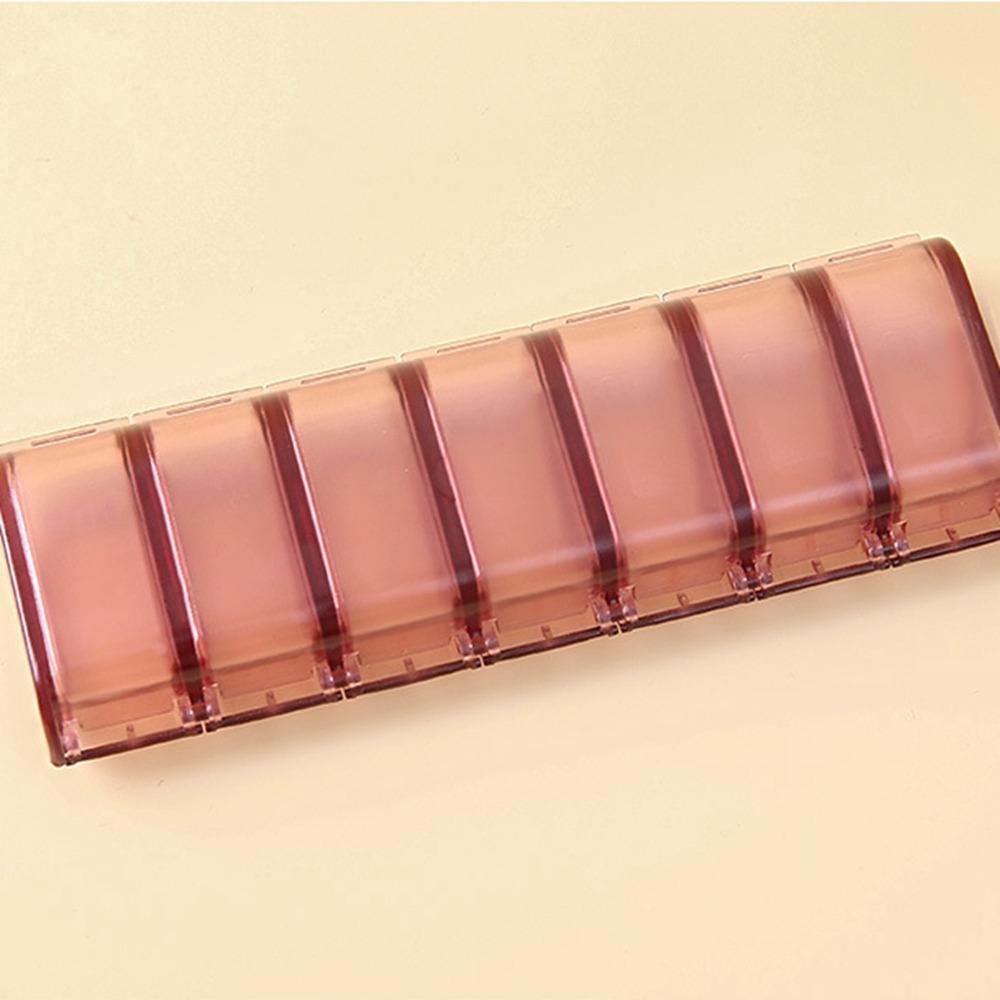 SOFTNESS Hộp Đựng Thuốc 7 Ngăn Sức Chứa Lớn Chống Ẩm Tiện Dụng Khi Đi Du Lịch