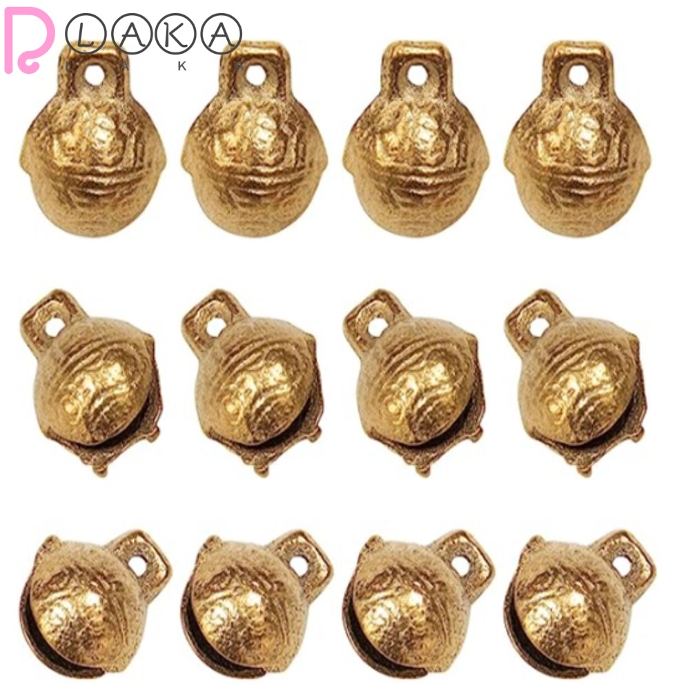 LAKAMIER Chuông Đồng Mini 14mm Phong Cách Cổ Điển Dùng Làm Chuông / Trang Sức Cho Cún Cưng