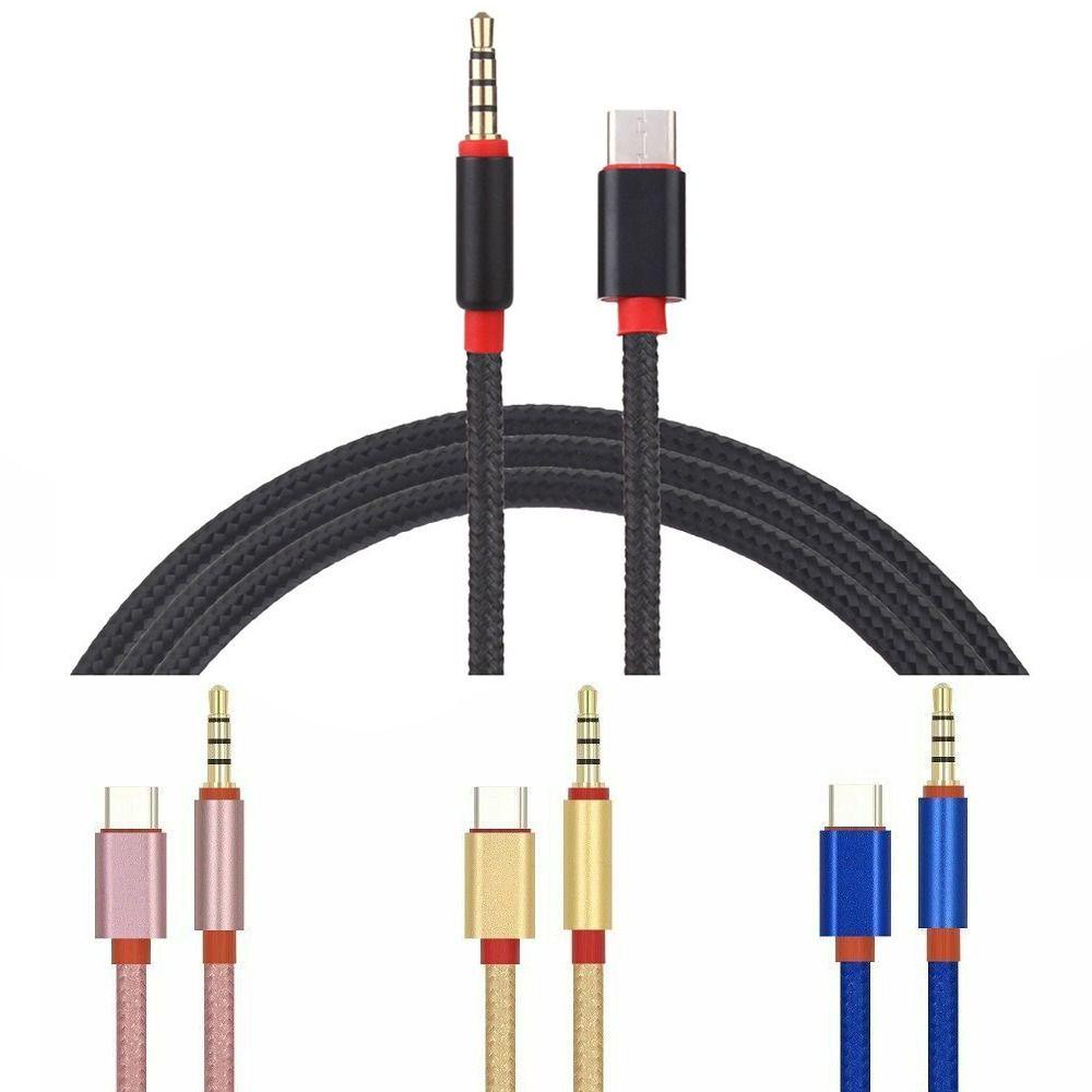 PEARLVN Dây Cáp Âm Thanh Chuyển Đổi USB C Sang 3.5mm Type-C Và 3.5mm Cho Samsung