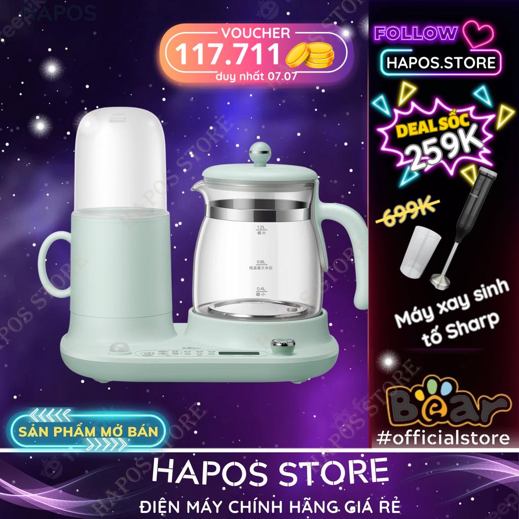 Bình nấu nước đa năng, hâm sữa, hâm đồ ăn dặm và giữ ấm Bear TNQ-A12L1 - Hàng chính hãng - Bảo hành 18 tháng - HAPOS