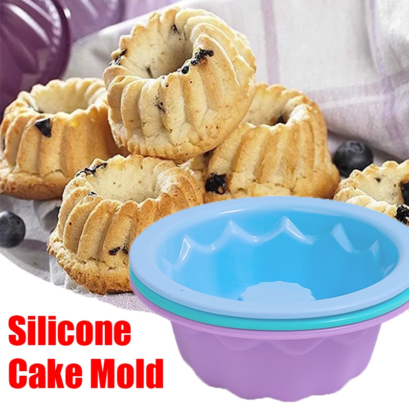 Khuôn Silicone Làm Bánh Muffin / Bánh Tráng Miệng Thủ Công Cho Nhà Bếp