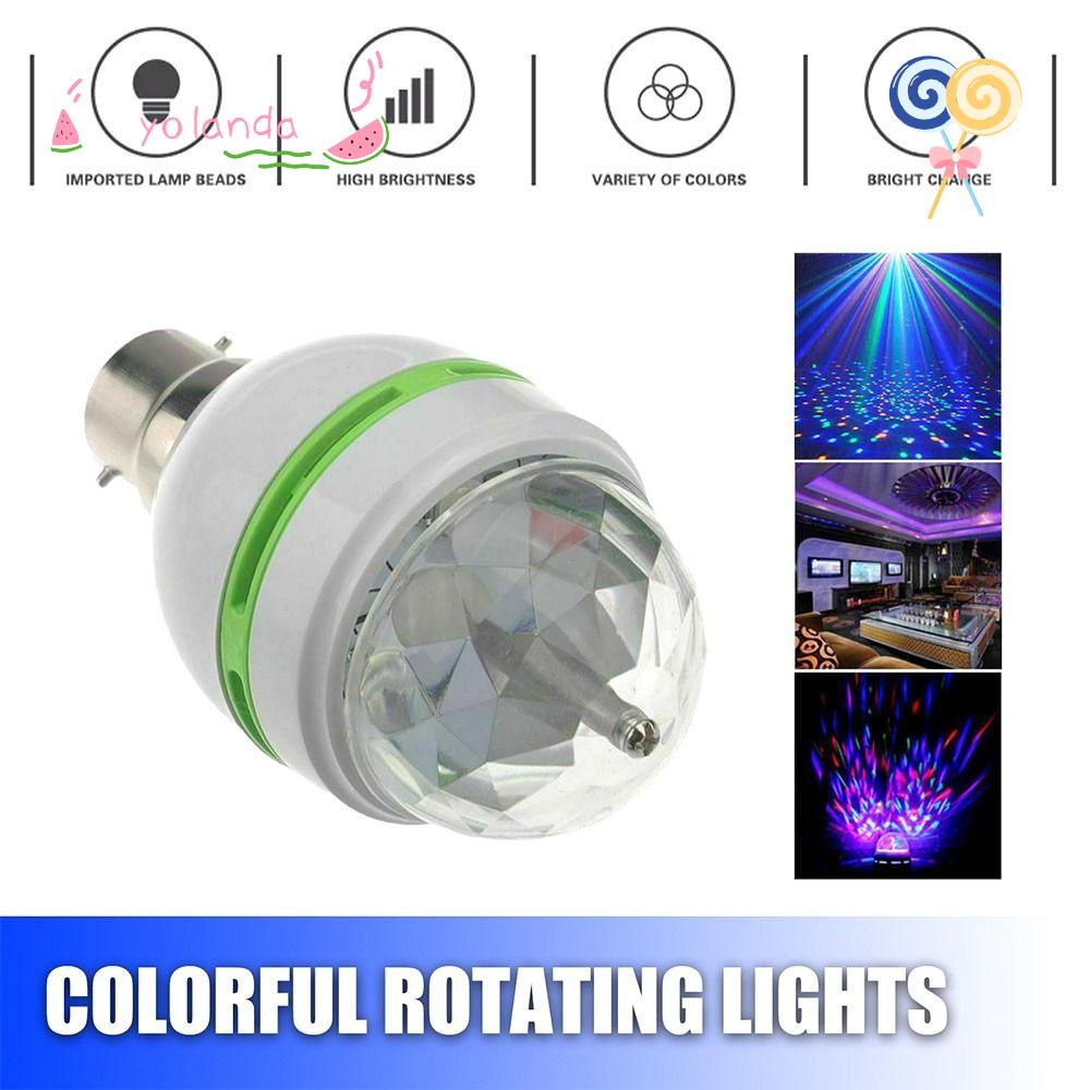 YOLA Bóng Đèn LED Disco DJ B22 E27 3W