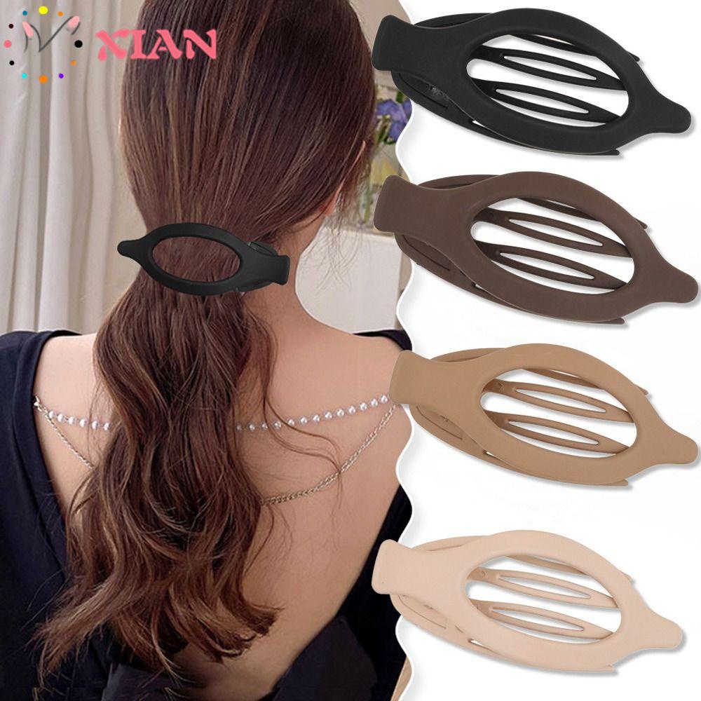 XIANTIN Kẹp Tóc Mỏ Vịt Bằng Nhựa Thời Trang Cho Nữ