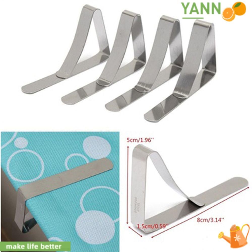Set 8 Kẹp Giữ Khăn Trải Bàn Hình Tròn Tiện Dụng