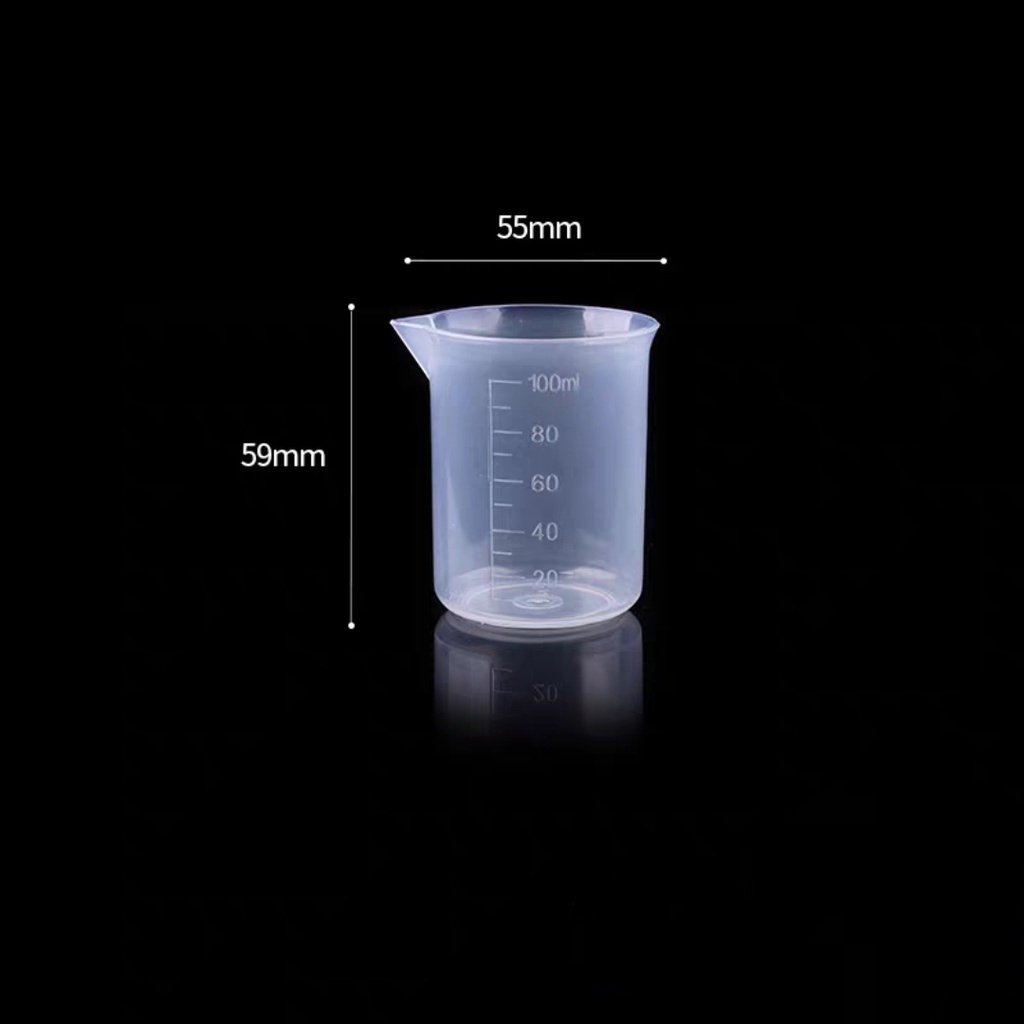 Ca Đong Nhựa Có Vạch Chia Định Lượng 250ml 500ml Để Thay Nhớt, Pha Chế, Làm Thí Nghiệm