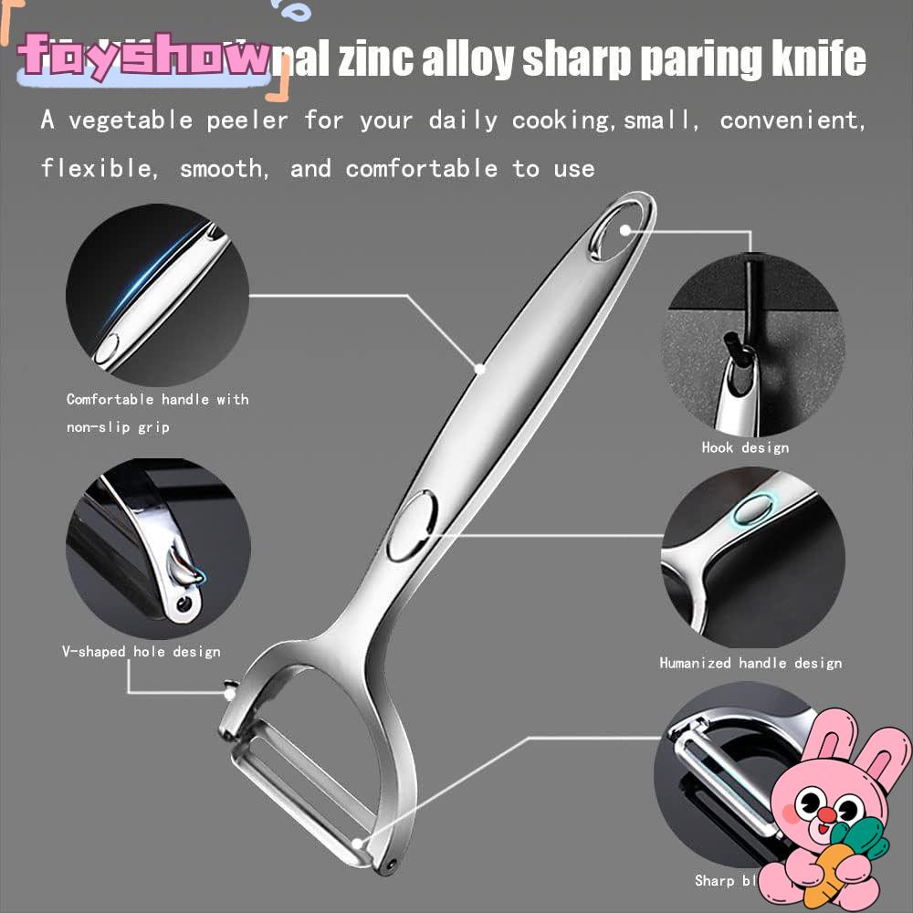 FAY Set 2 Dụng Cụ Gọt Vỏ Khoai Tây Bằng Thép Không Gỉ